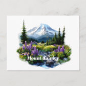 Carte postale Mont Rainier (Devant)