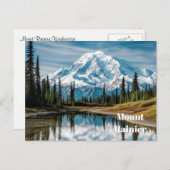 Carte postale Mont Rainier (Devant / Derrière)