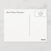 Carte postale Mont Rainier (Dos)