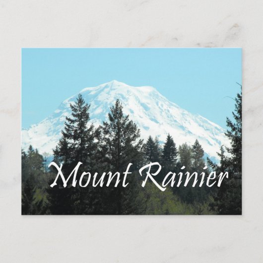 Carte Postale Mont Rainier (Devant)