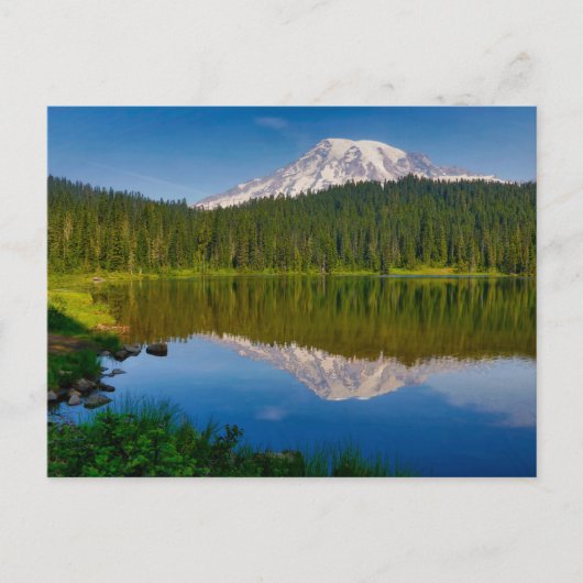Carte Postale Mont Rainier et Reflection Lake (Devant)