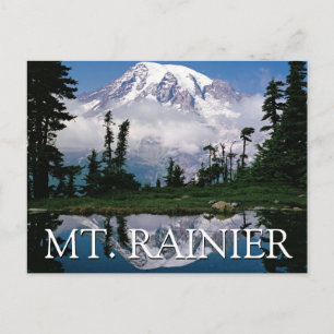 Carte Postale Mont Rainier Joyeux Anniversaire