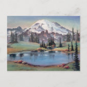 Carte Postale MONT RAINIER par SHARON SHARPE (Devant)