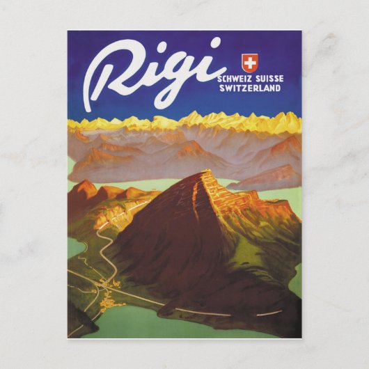 Carte Postale Mont Rigi, Suisse (Devant)