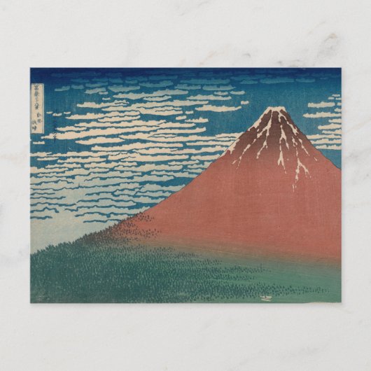 Carte Postale Mont Rouge Fuji (Devant)