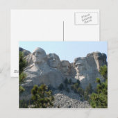 Carte Postale Mont Rushmore (Devant / Derrière)