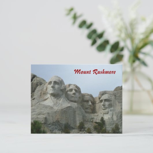Carte Postale Mont Rushmore (Debout devant)