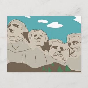Carte Postale Mont Rushmore