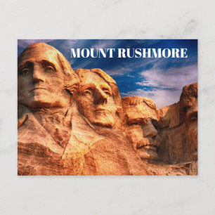 Carte Postale Mont Rushmore Black Hills Dakota du Sud USA Voyage