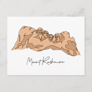Carte Postale Mont Rushmore DAKOTA DU SUD