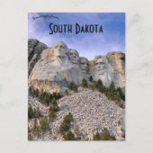 Carte Postale Mont Rushmore Dakota du Sud USA (Devant)
