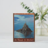 Carte Postale Mont-Saint-Michel (Debout devant)