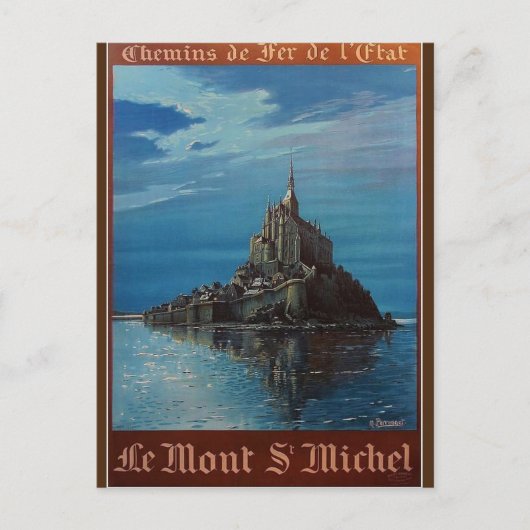 Carte Postale Mont-Saint-Michel (Devant)