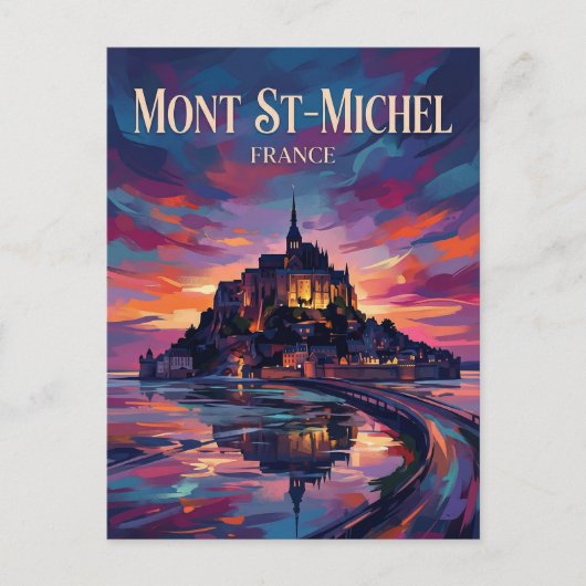 Carte Postale Mont Saint-Michel France (Devant)