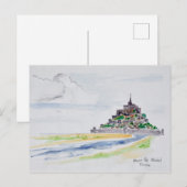 Carte Postale Mont Saint-Michel, Normandie (Devant / Derrière)