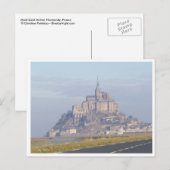 Carte Postale Mont Saint Michel, Normandie, France (Devant / Derrière)