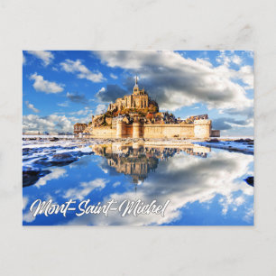 Carte Postale Mont-Saint-Michel, Normandie, France