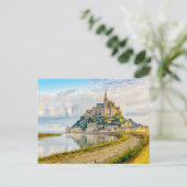 Carte Postale Mont-Saint-Michel, Normandie, France (Debout devant)