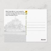 Carte Postale Mont-Saint-Michel Vue Riverbank, Normandie, France (Dos)