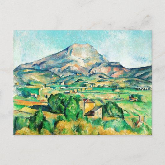 Carte Postale Mont Sainte-Victoire par Paul Cezanne (Devant)