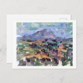 Carte Postale Mont Sainte-Victoire, Paul Cezanne (Devant / Derrière)
