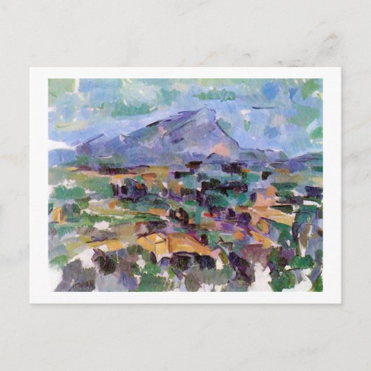 Carte Postale Mont Sainte-Victoire, Paul Cezanne (Devant)