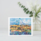 Carte Postale Mont Sainte-Victoire, Paul Cezanne (Debout devant)