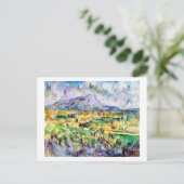 Carte Postale Mont Sainte-Victoire, Paul Cezanne (Debout devant)