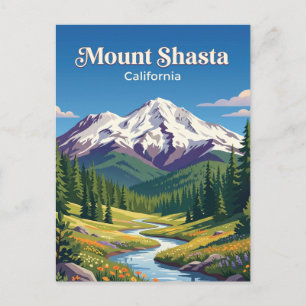 Carte Postale Mont Shasta Californie