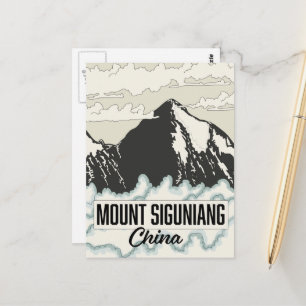 Carte Postale Mont Siguniang Chine