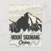 Carte Postale Mont Siguniang Chine (Devant)