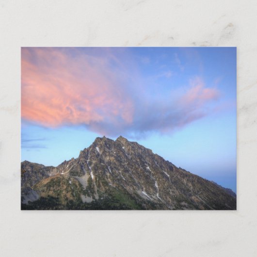Carte Postale Mont Stuart, au coucher du soleil (Devant)