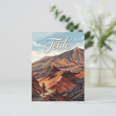 Carte Postale Mont Teide Espagne (Debout devant)
