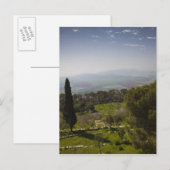 Carte Postale Mont Thabor, site de la transfiguration biblique (Devant / Derrière)