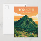 Carte Postale Mont Tonkoui Côte d'Ivoire (Devant / Derrière)