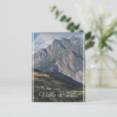 Carte Postale Mont Velan, de Buthier, Vallée d'Aoste, Italie (Debout devant)