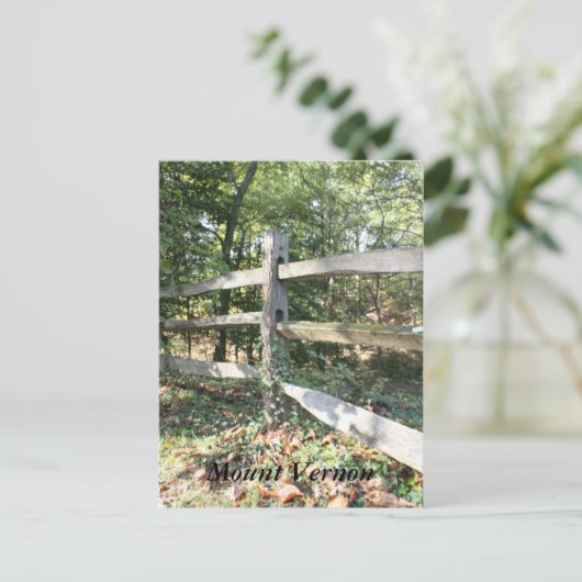 Carte Postale Mont Vernon (Debout devant)