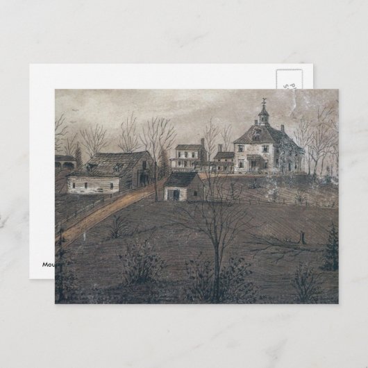 Carte Postale Mont Vernon (Devant / Derrière)