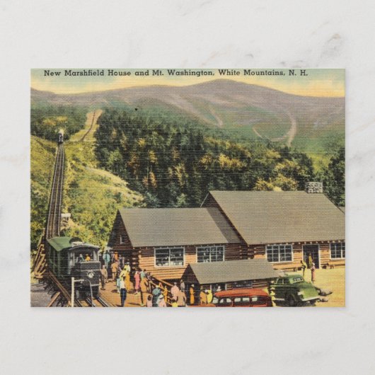 Carte Postale Mont Washington, White Mountains, New Hampshire (Devant)