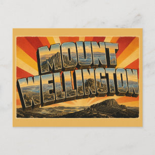 Carte Postale Mont Wellington Tasmanie Australie Pic alpin