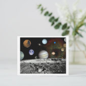 Carte postale Montage du système solaire (Debout devant)