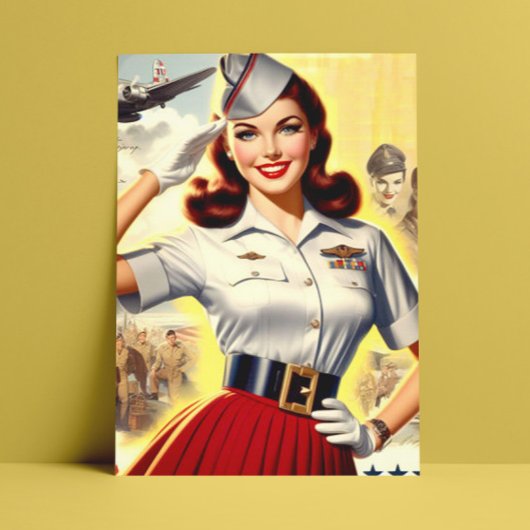 Carte Postale Montage militaire rétro