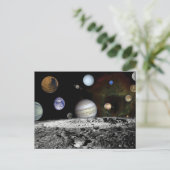 Carte Postale Montage planétaire (Debout devant)