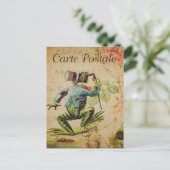 Carte Postale Montage Vintage de grenouilles (Debout devant)