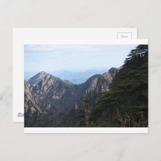 Carte Postale montagne (Devant / Derrière)