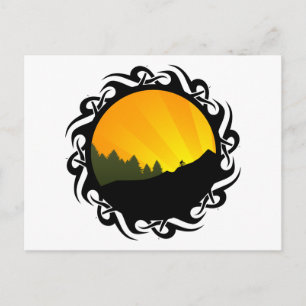Carte Postale montagne cycliste rayz