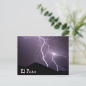 Carte Postale Montagne d'éclairage (Debout devant)