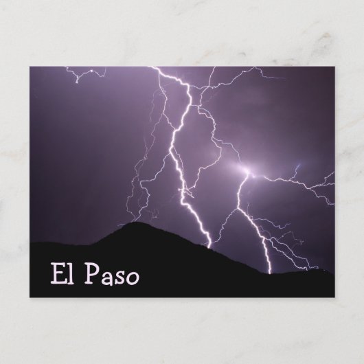 Carte Postale Montagne d'éclairage (Devant)