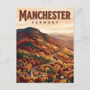Carte Postale Montagne Equinox Manchester Vermont