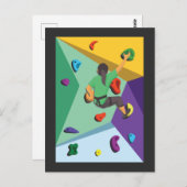 Carte Postale Montagne Escalder Aventure Bouldering (Devant / Derrière)